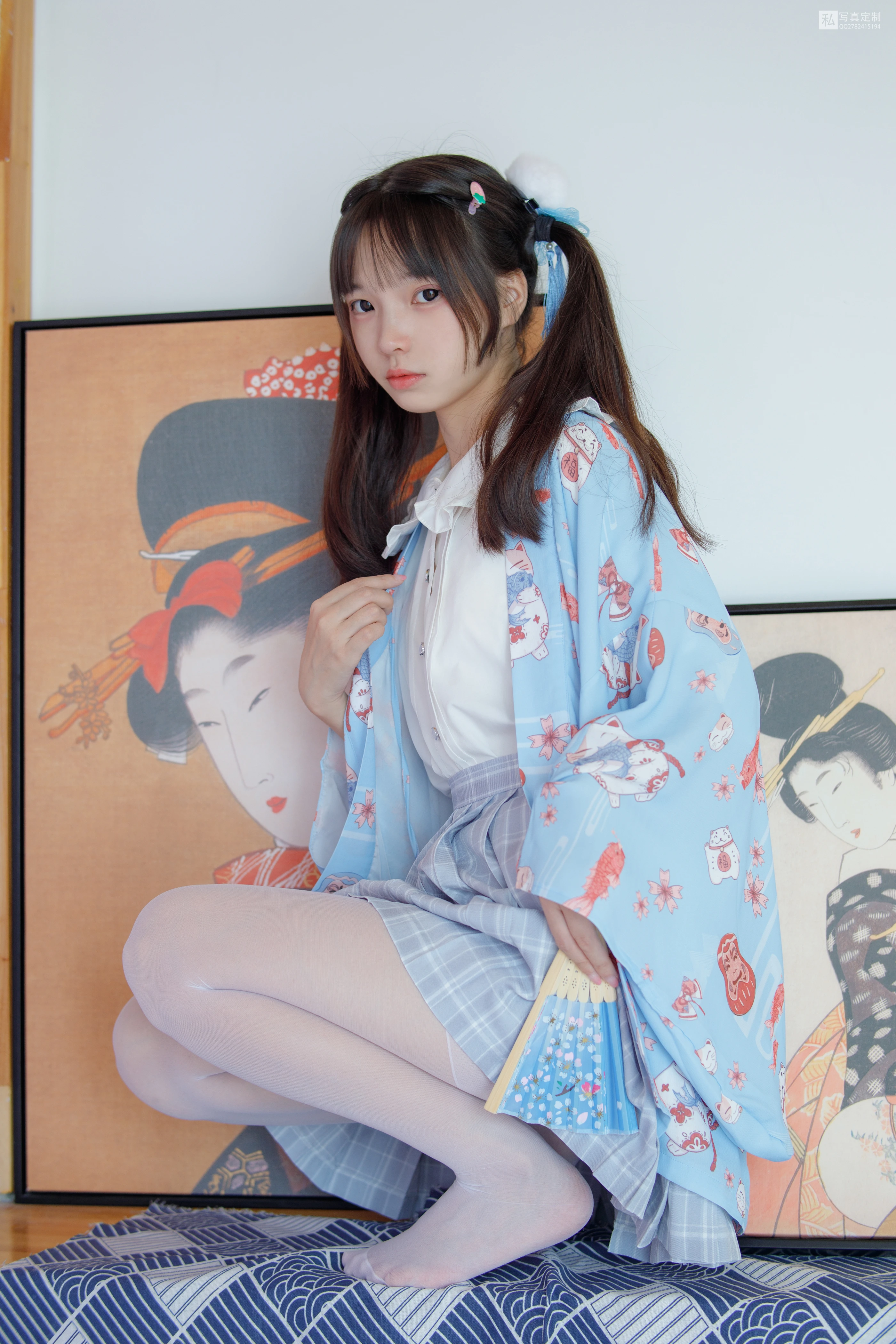 森萝财团 JKFUN-027 花里胡哨的民宿 5D白丝 默陌 [65P 1V]插图6
